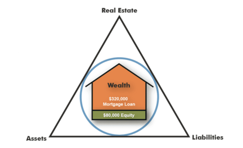 Colorful abstract geometric pattern with triangles.
